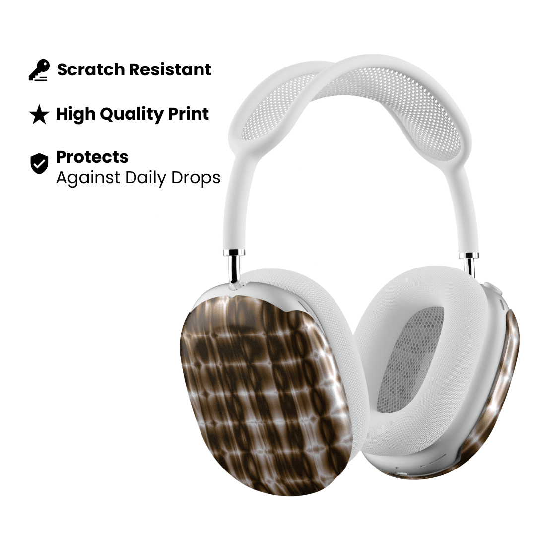 Brown Ripple AirPod Max Case - Blunt Cases