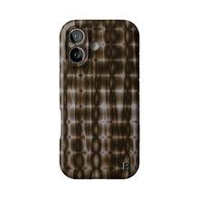 Brown Ripple Statement iPhone Case