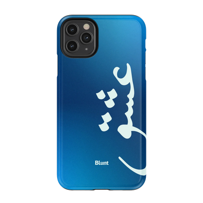 Blue Love iPhone Case