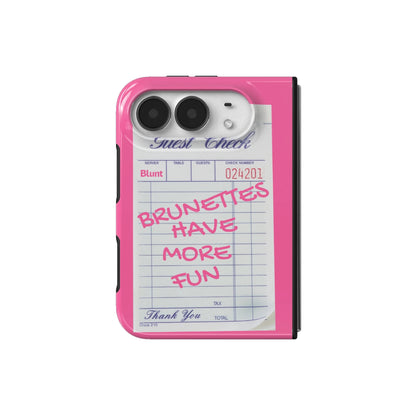 brunettes-have-more-fun-iphone-case iPhone 18 Duo case, view 2