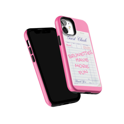 Brunettes Have More Fun iPhone Case gallery - Iphone_12_Mini_Air_Plus_6
