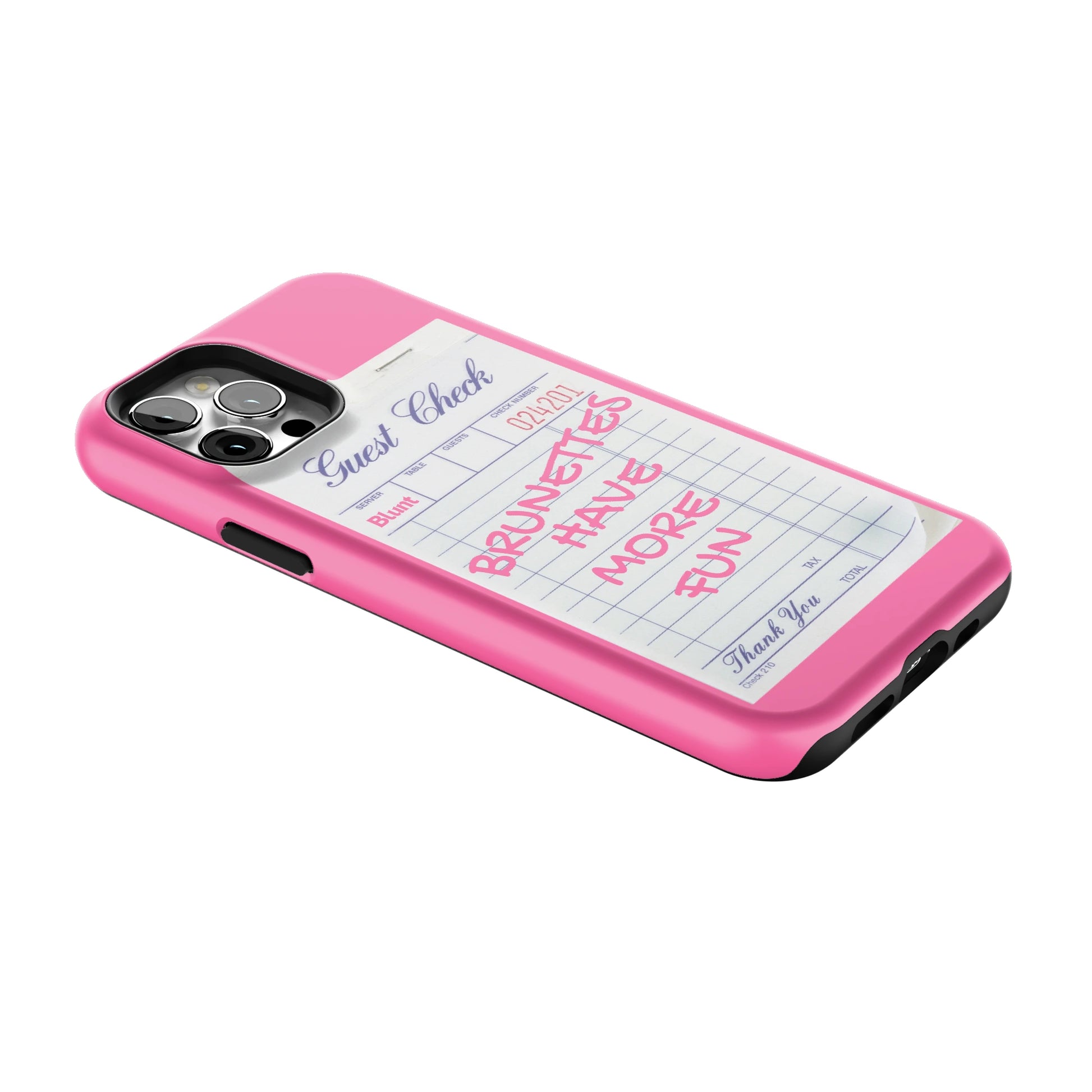 Brunettes Have More Fun iPhone Case gallery - Iphone_12_Pro_2