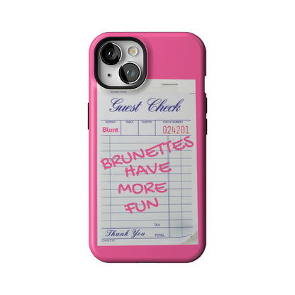 Brunettes Have More Fun iPhone Case gallery - Iphone_13_Iphone_1