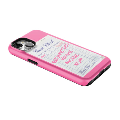 Brunettes Have More Fun iPhone Case gallery - Iphone_13_Iphone_2