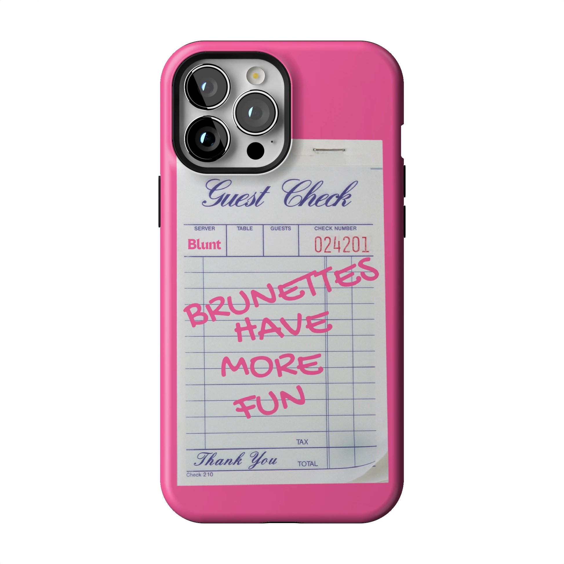 Brunettes Have More Fun iPhone Case gallery - Iphone_13_Pro_Max_1