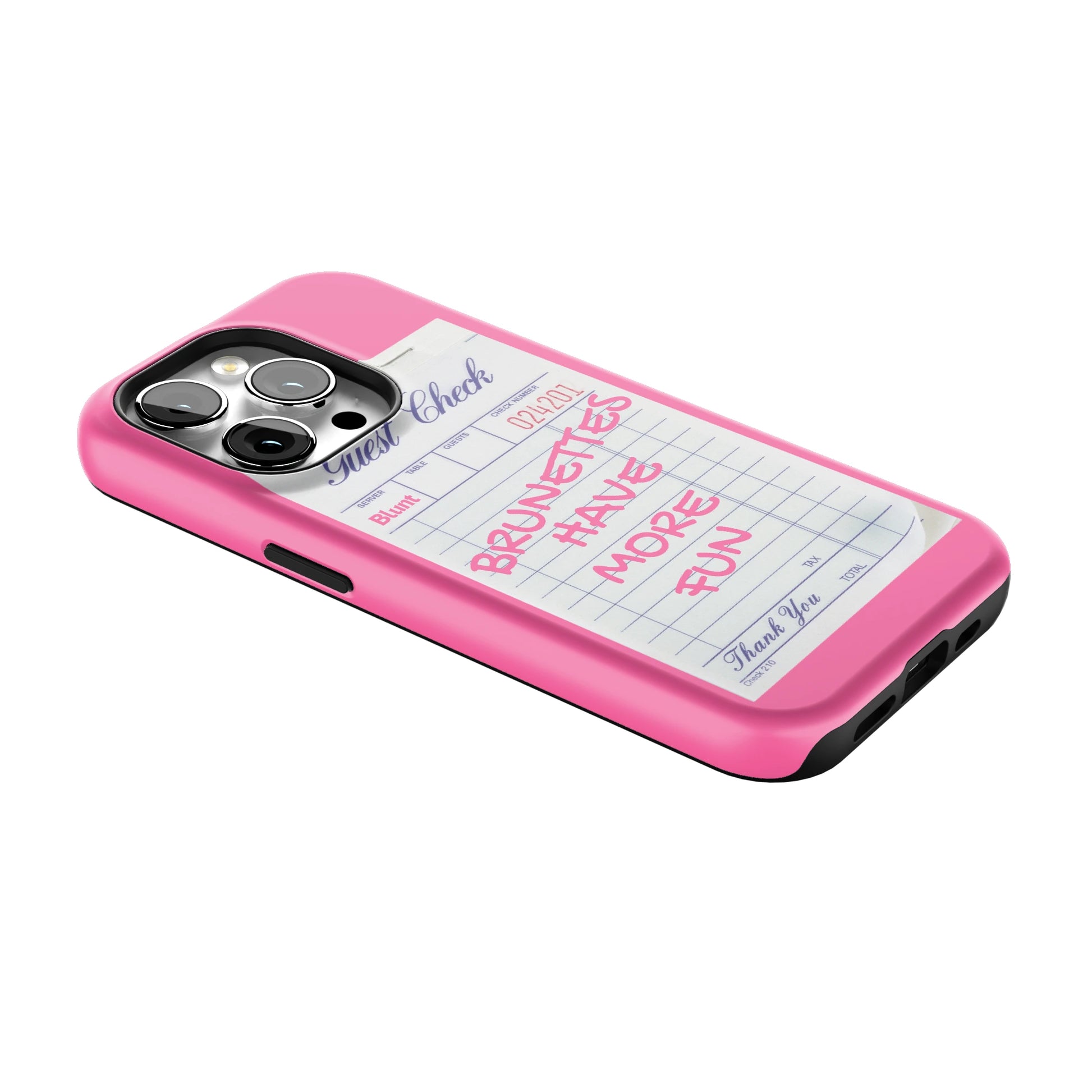 Brunettes Have More Fun iPhone Case gallery - Iphone_14_Pro_2