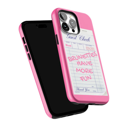 Brunettes Have More Fun iPhone Case gallery - Iphone_14_Pro_Max_6