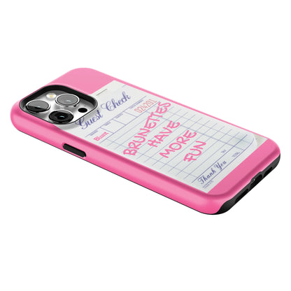 Brunettes Have More Fun iPhone Case gallery - Iphone_15_Pro_Max_2