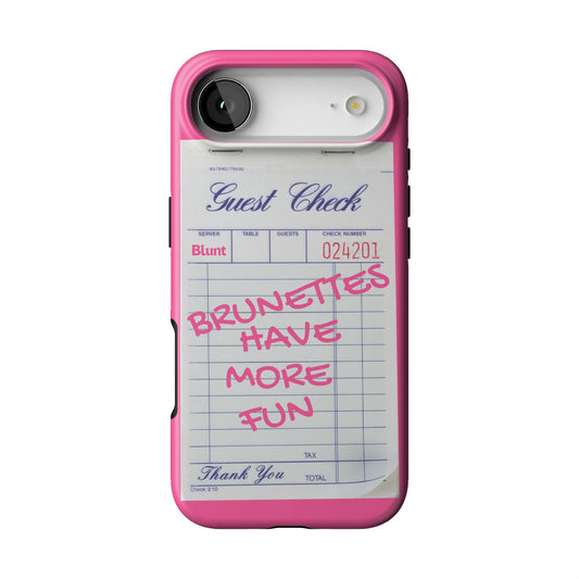 Brunettes Have More Fun iPhone Case gallery - Iphone_17_Air_1