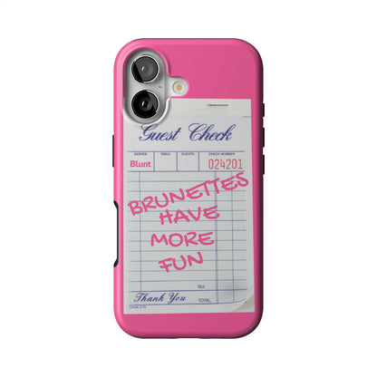 Brunettes Have More Fun iPhone Case gallery - Iphone_17_Iphone_1