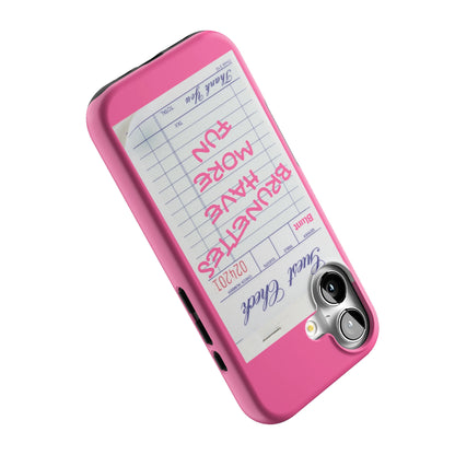 Brunettes Have More Fun iPhone Case gallery - Iphone_17_Iphone_5