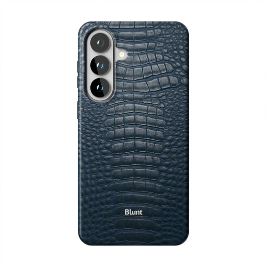 Navy-Croc-samsung-case-Galaxy S26 Plus-1