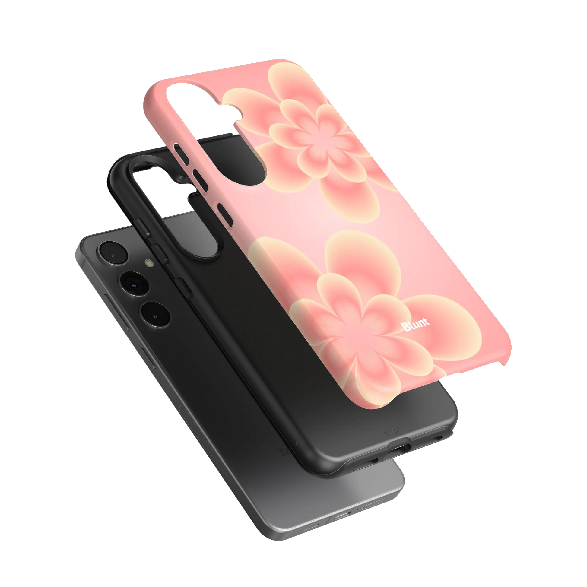 Peach-Petals-samsung-case-Galaxy S24 Plus-3