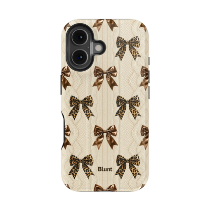 Cheetah Knit iPhone Case