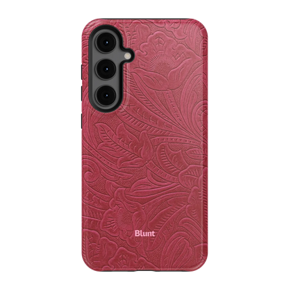 Mauve Leather Samsung Case