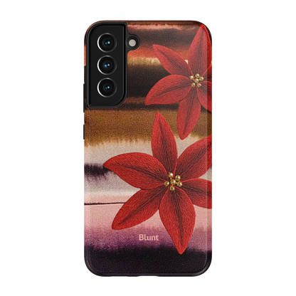 Crimson Bloom Samsung Case