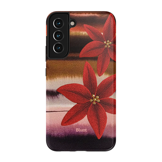 Crimson Bloom Samsung Case