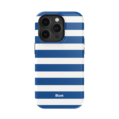 Navy Stripe iPhone Case