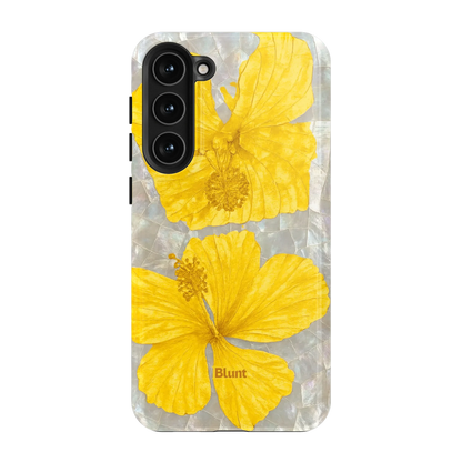 Yellow Coconut Bloom Samsung Case