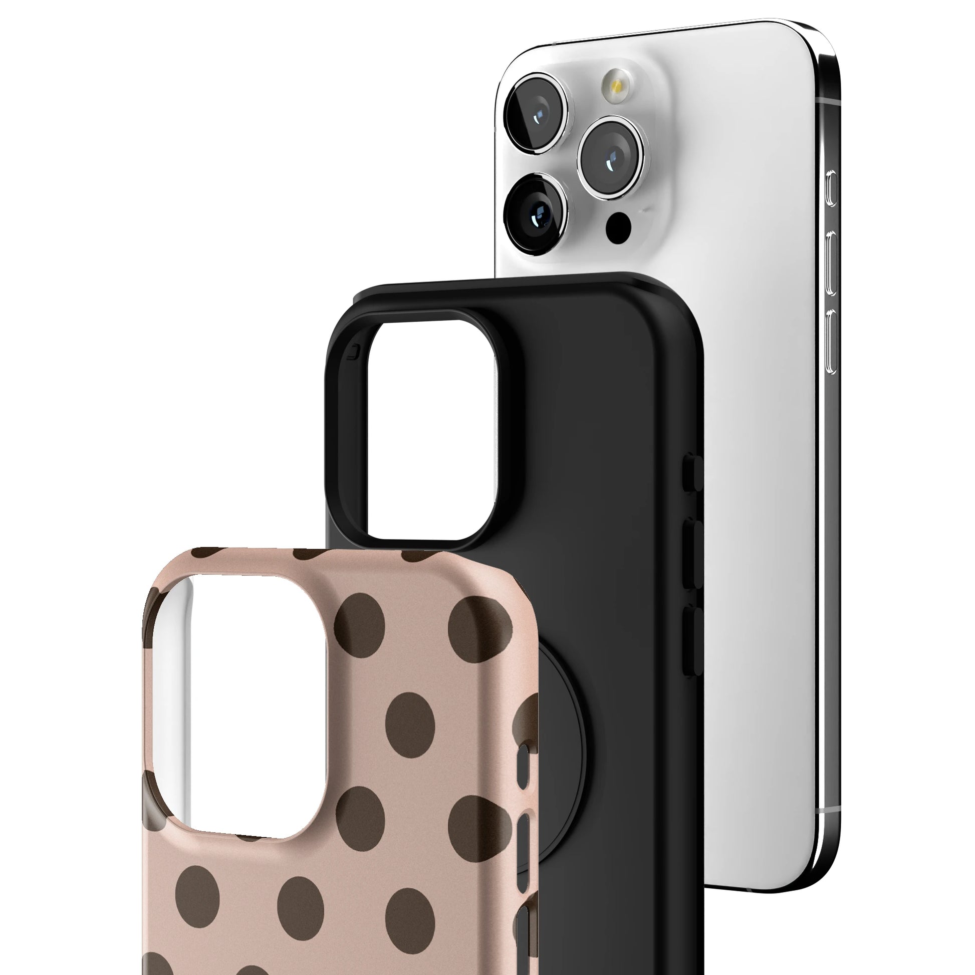 Bubble Blush Dot iPhone Case gallery - Iphone_15_Pro_Max_3
