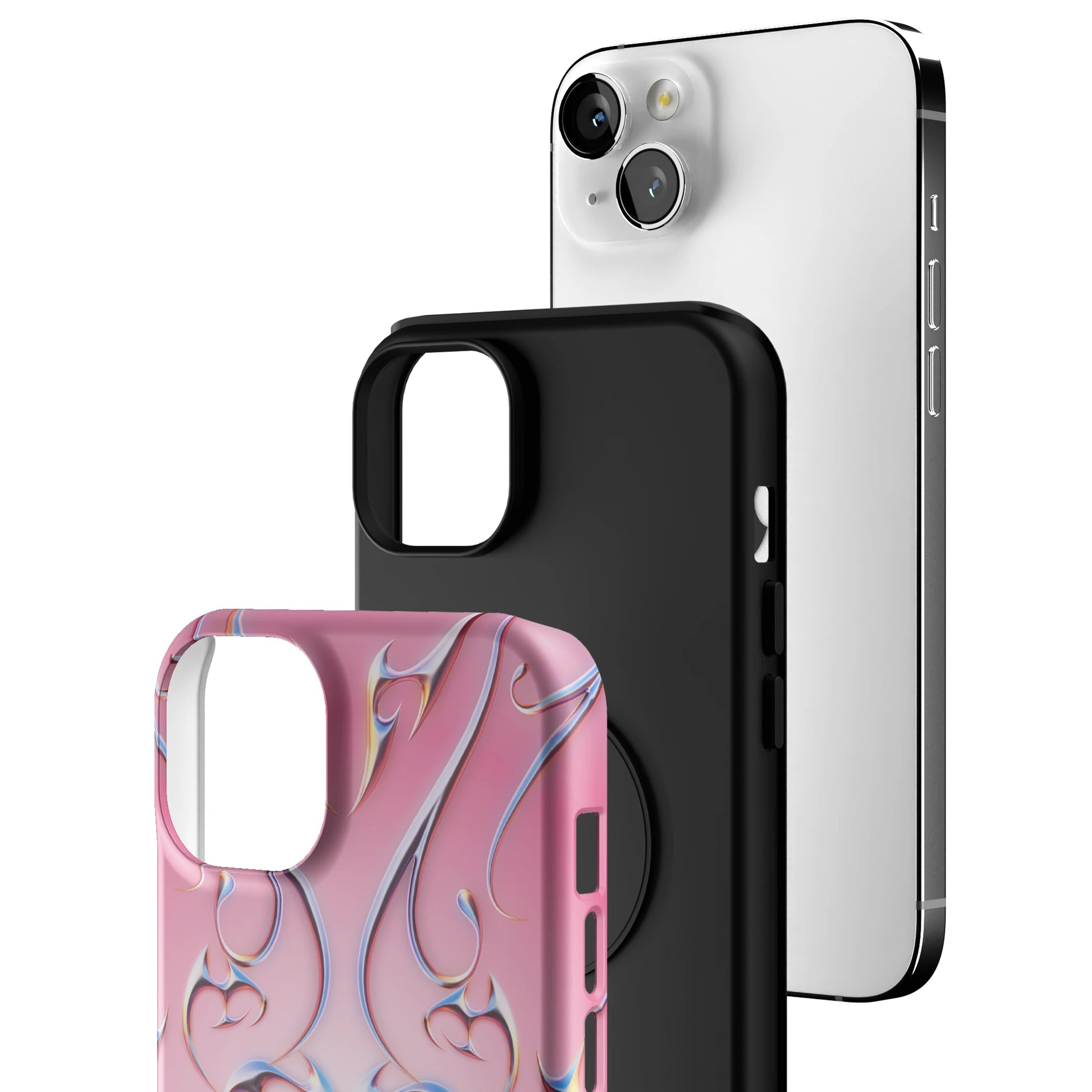 Bubble Heart iPhone Case gallery - Iphone_14_Mini_Air_Plus_3