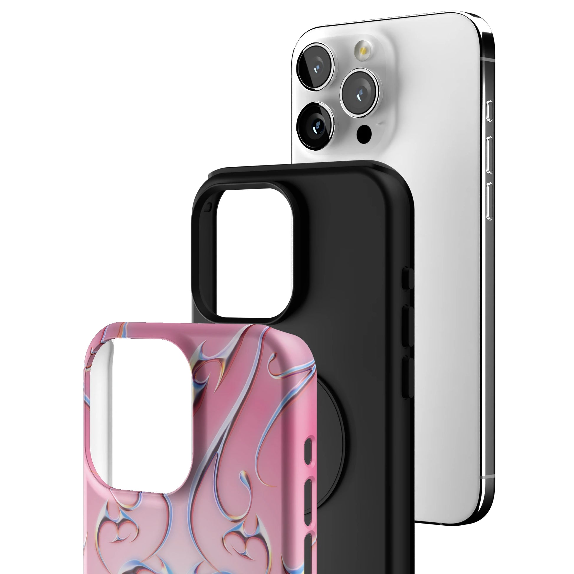 Bubble Heart iPhone Case gallery - Iphone_15_Pro_Max_3