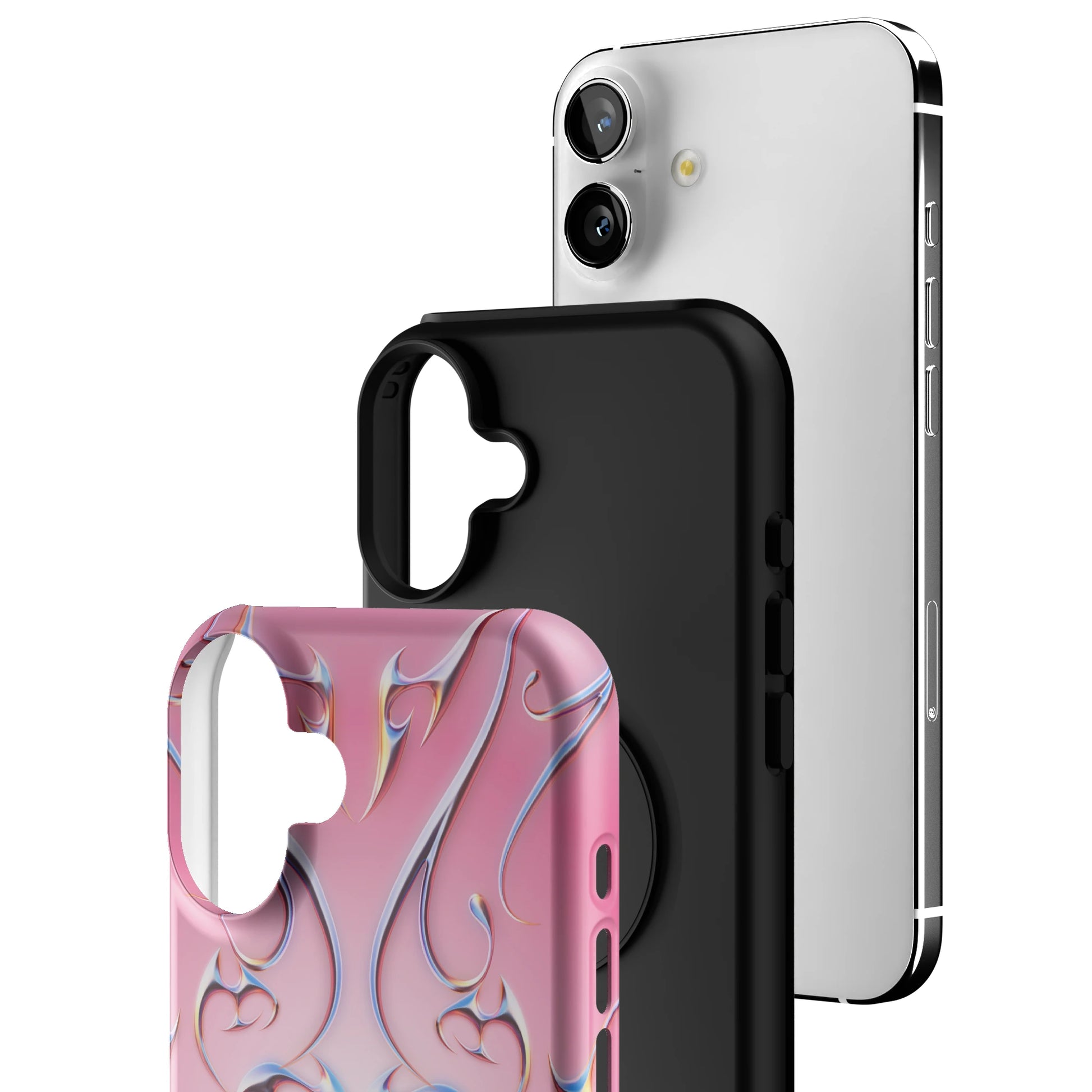 Bubble Heart iPhone Case gallery - Iphone_16_Mini_Air_Plus_3