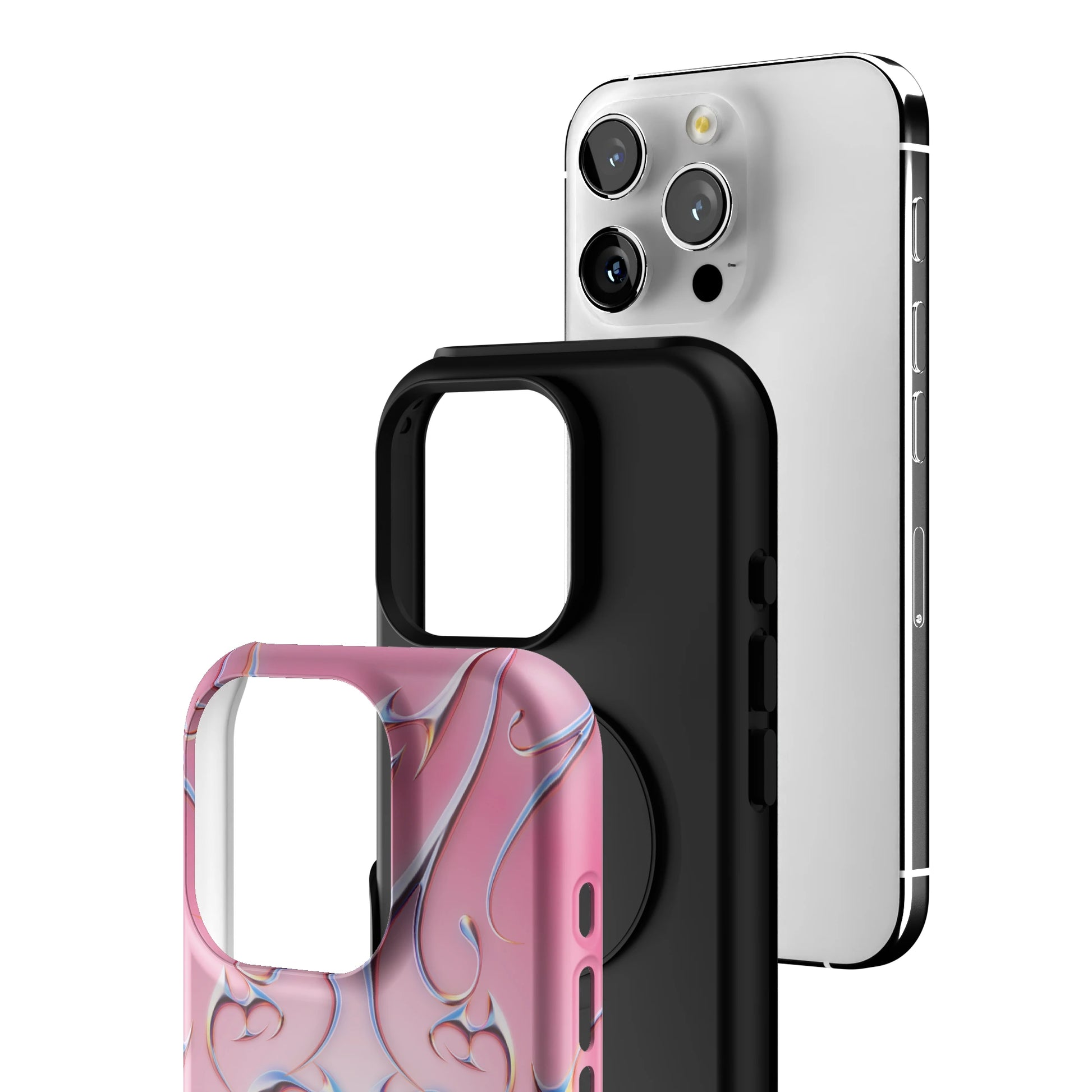 Bubble Heart iPhone Case gallery - Iphone_16_Pro_3