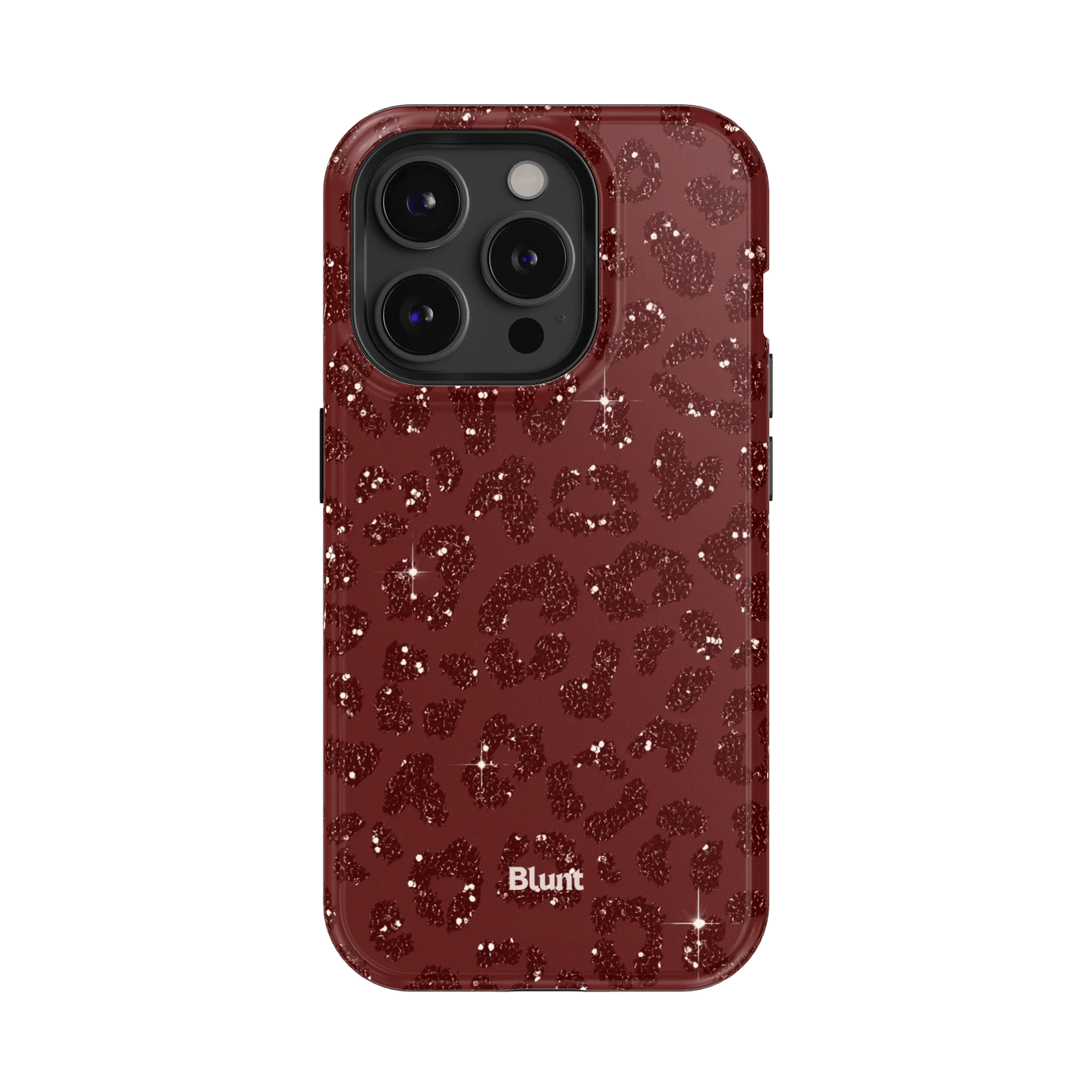 Burgundy Cheetah Print iPhone Case - Blunt Cases