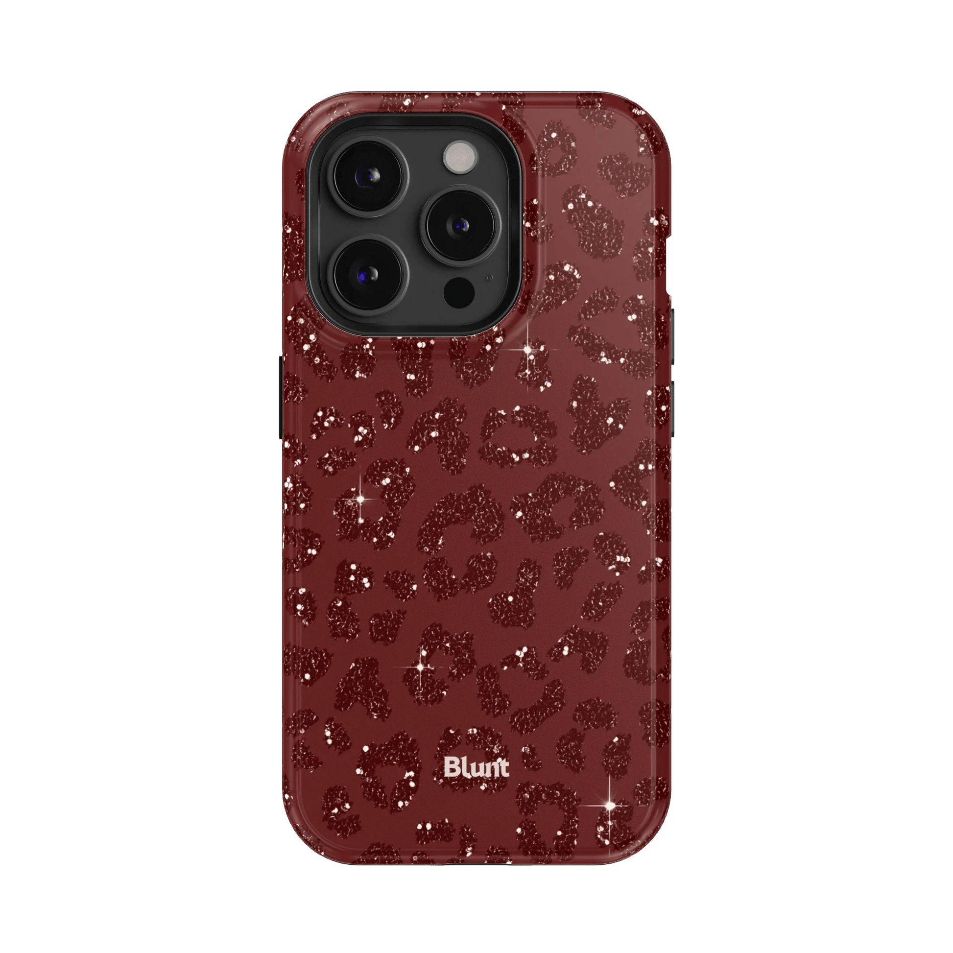 Burgundy Cheetah Print iPhone Case - Blunt Cases