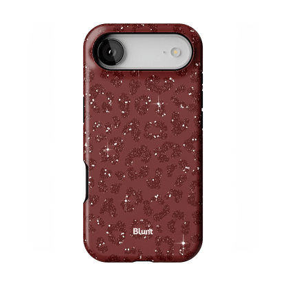 Burgundy Cheetah Print iPhone Case - Blunt Cases