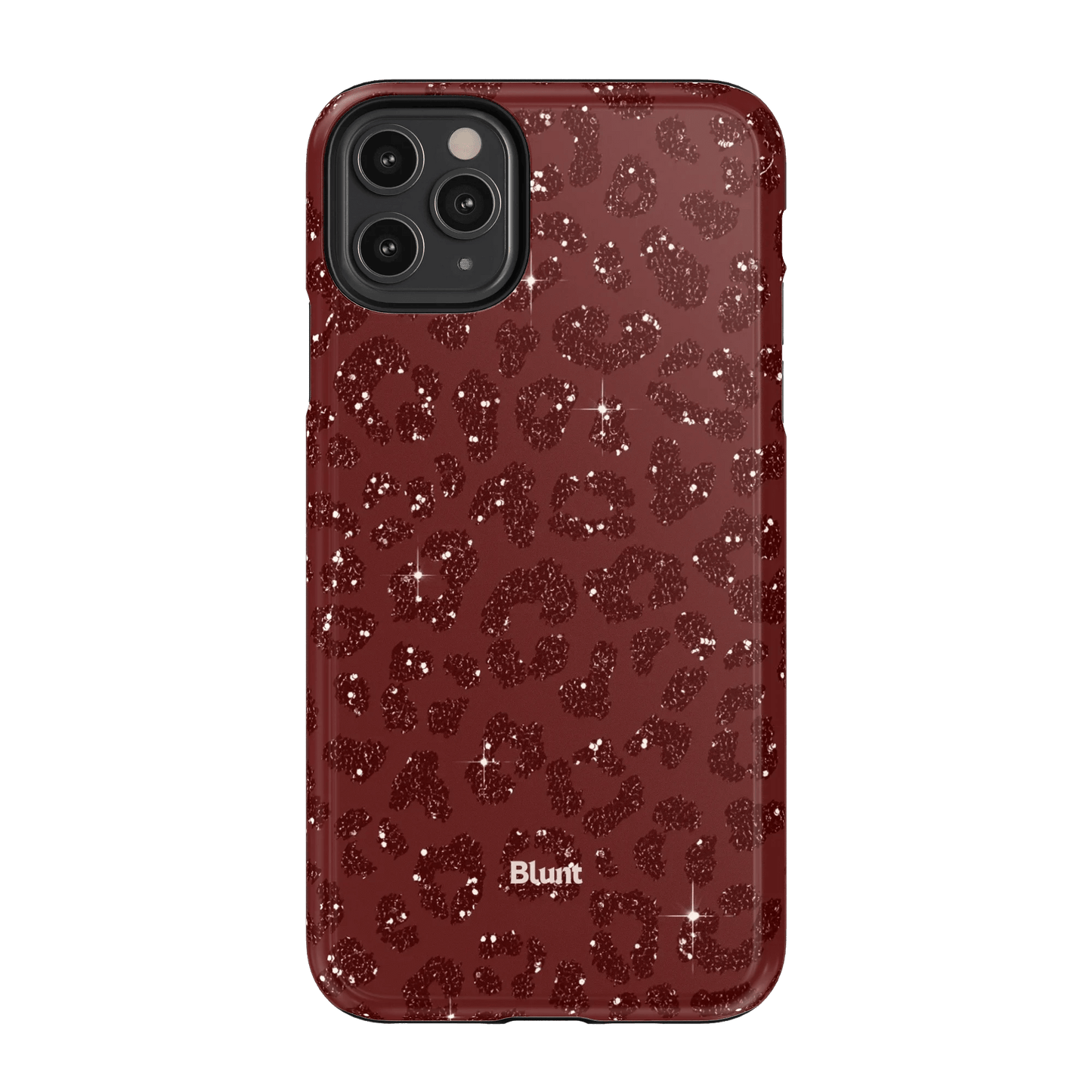 Burgundy Cheetah Print iPhone Case - Blunt Cases