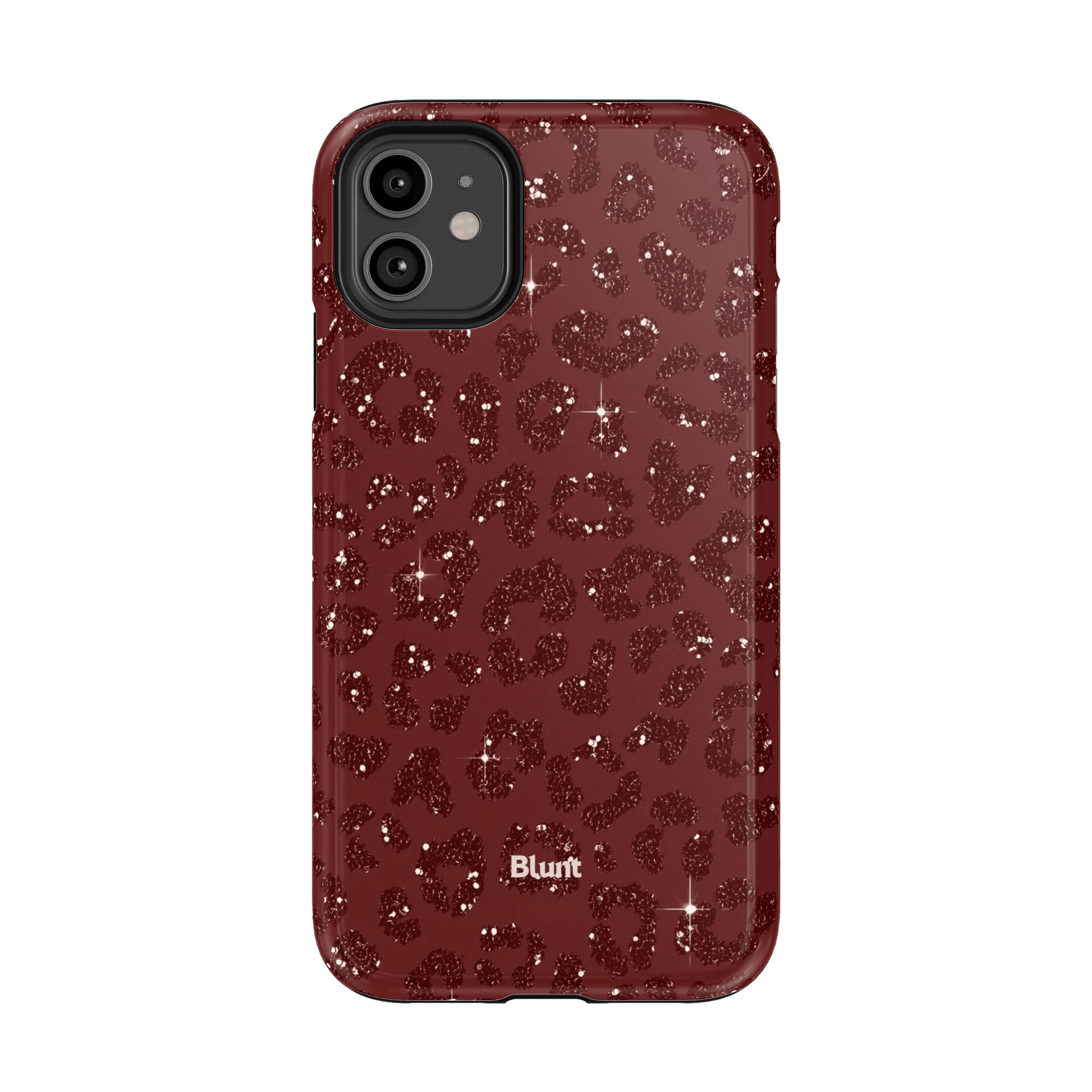 Burgundy Cheetah Print iPhone Case - Blunt Cases