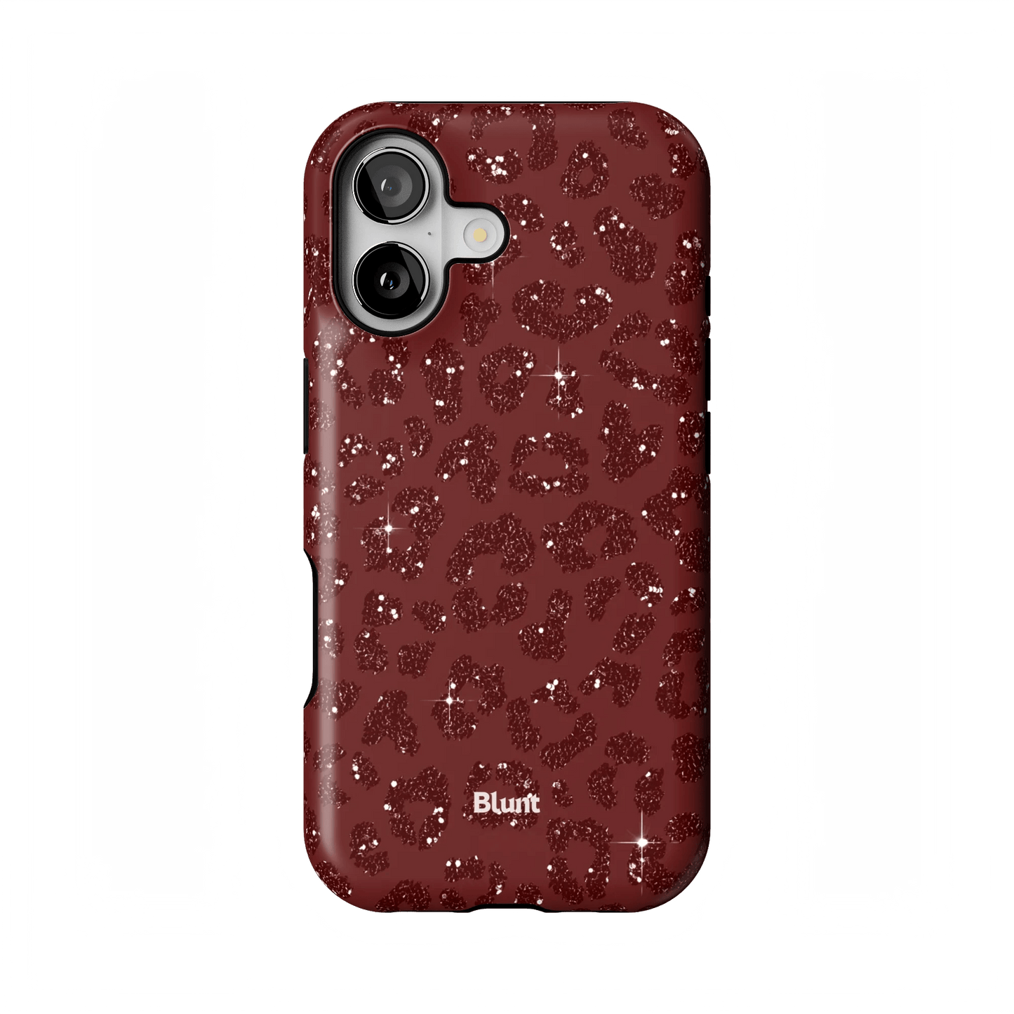 Burgundy Cheetah Print iPhone Case - Blunt Cases