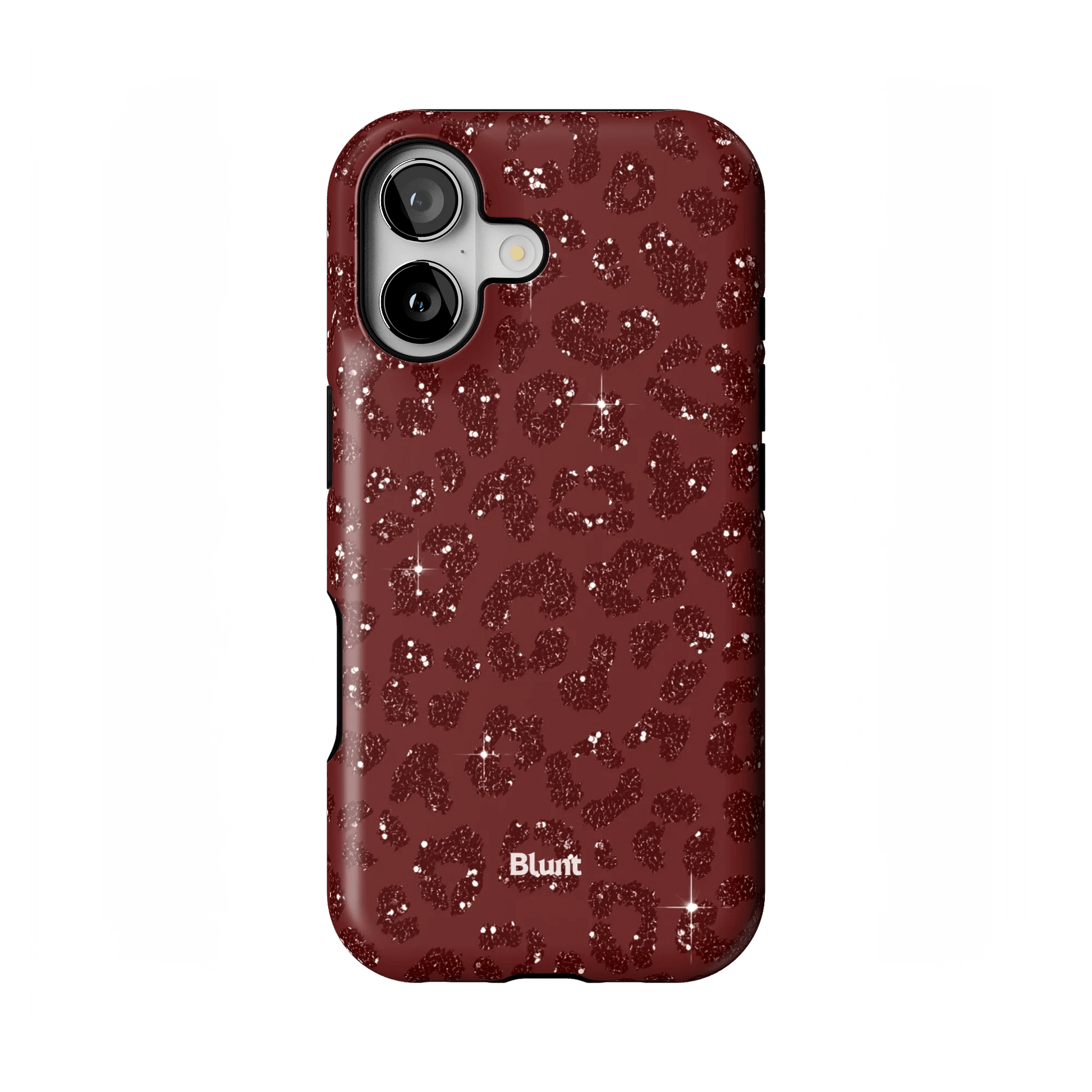 Burgundy Cheetah Print iPhone Case - Blunt Cases