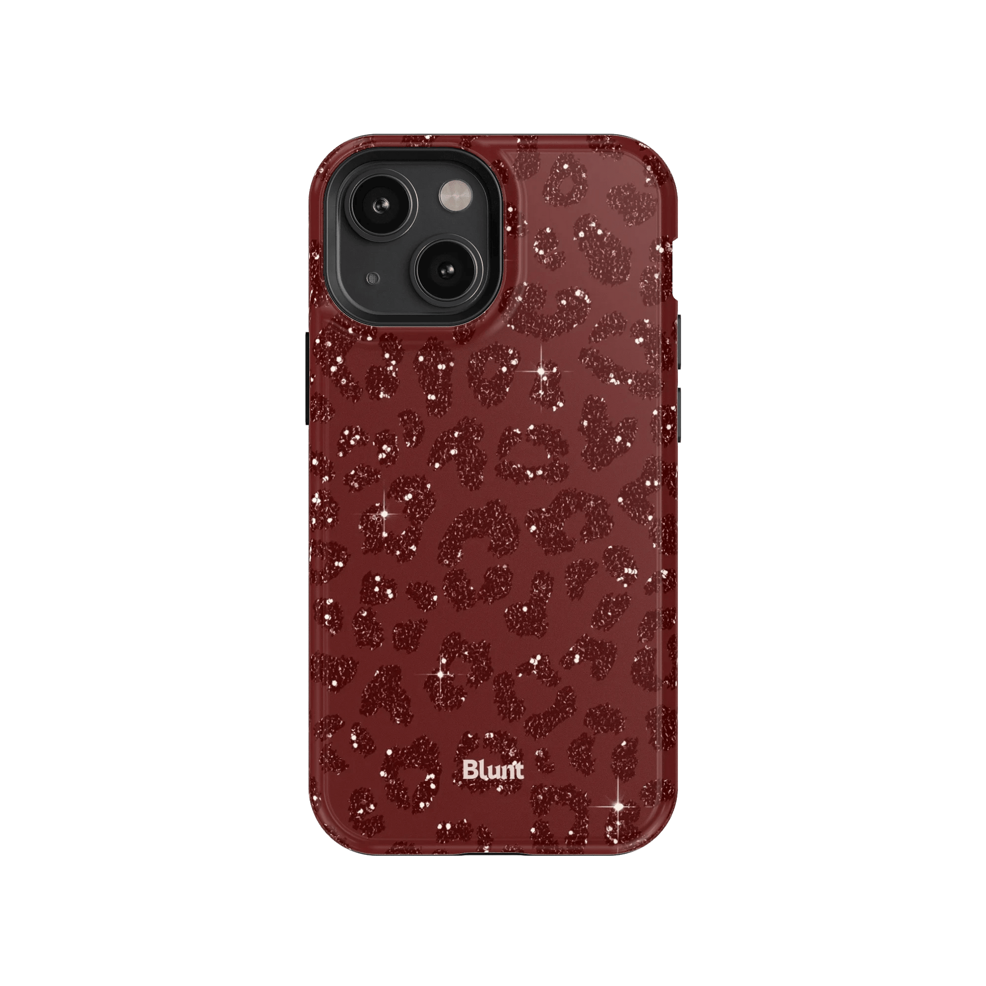Burgundy Cheetah Print iPhone Case - Blunt Cases