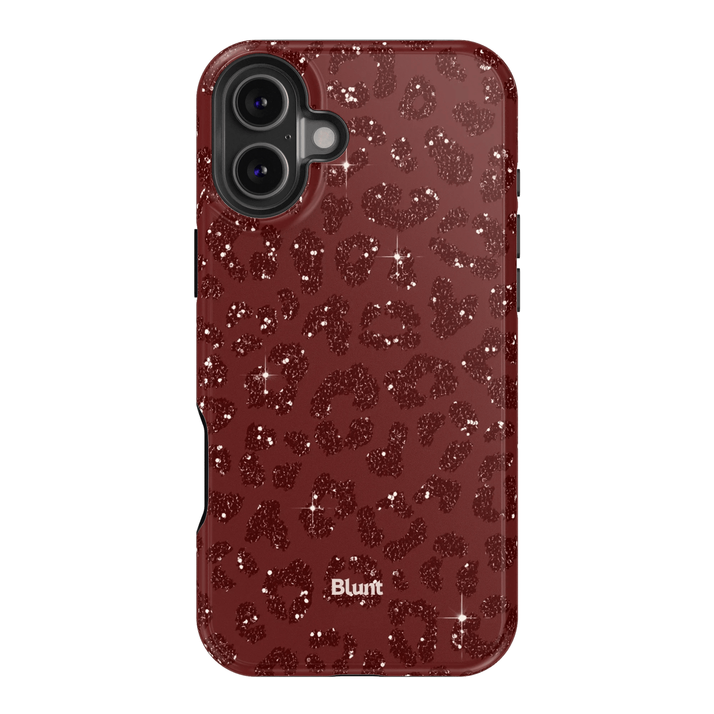Burgundy Cheetah Print iPhone Case - Blunt Cases