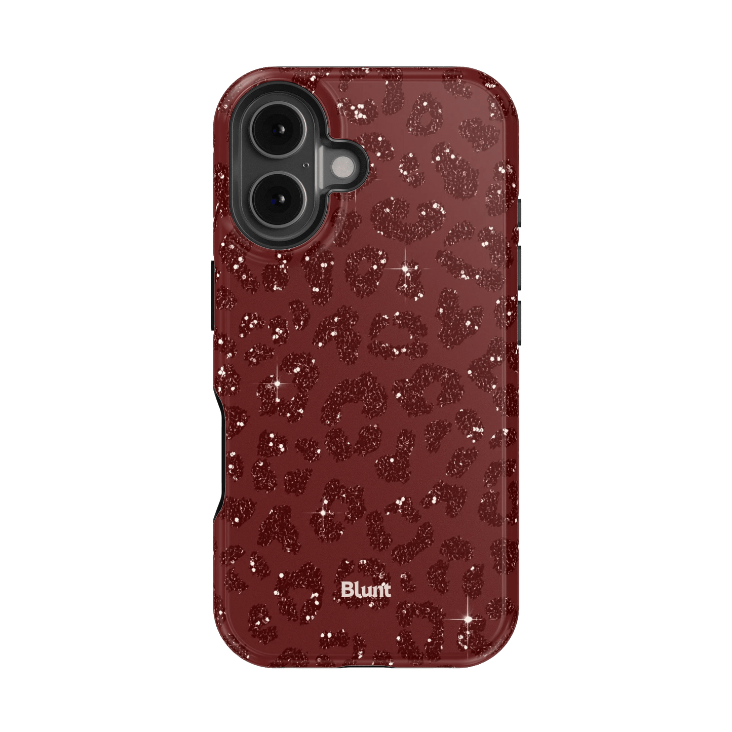 Burgundy Cheetah Print iPhone Case - Blunt Cases