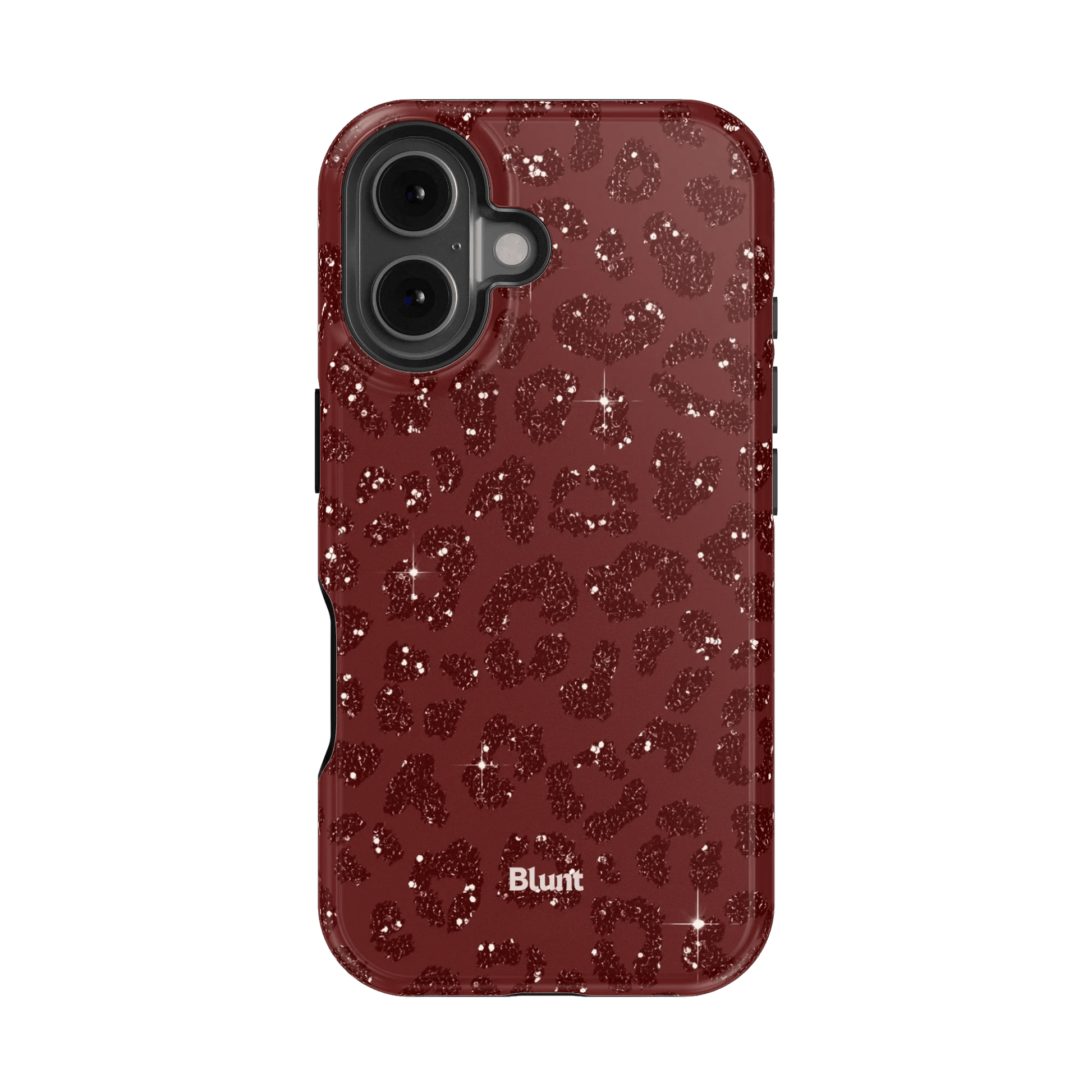 Burgundy Cheetah Print iPhone Case - Blunt Cases