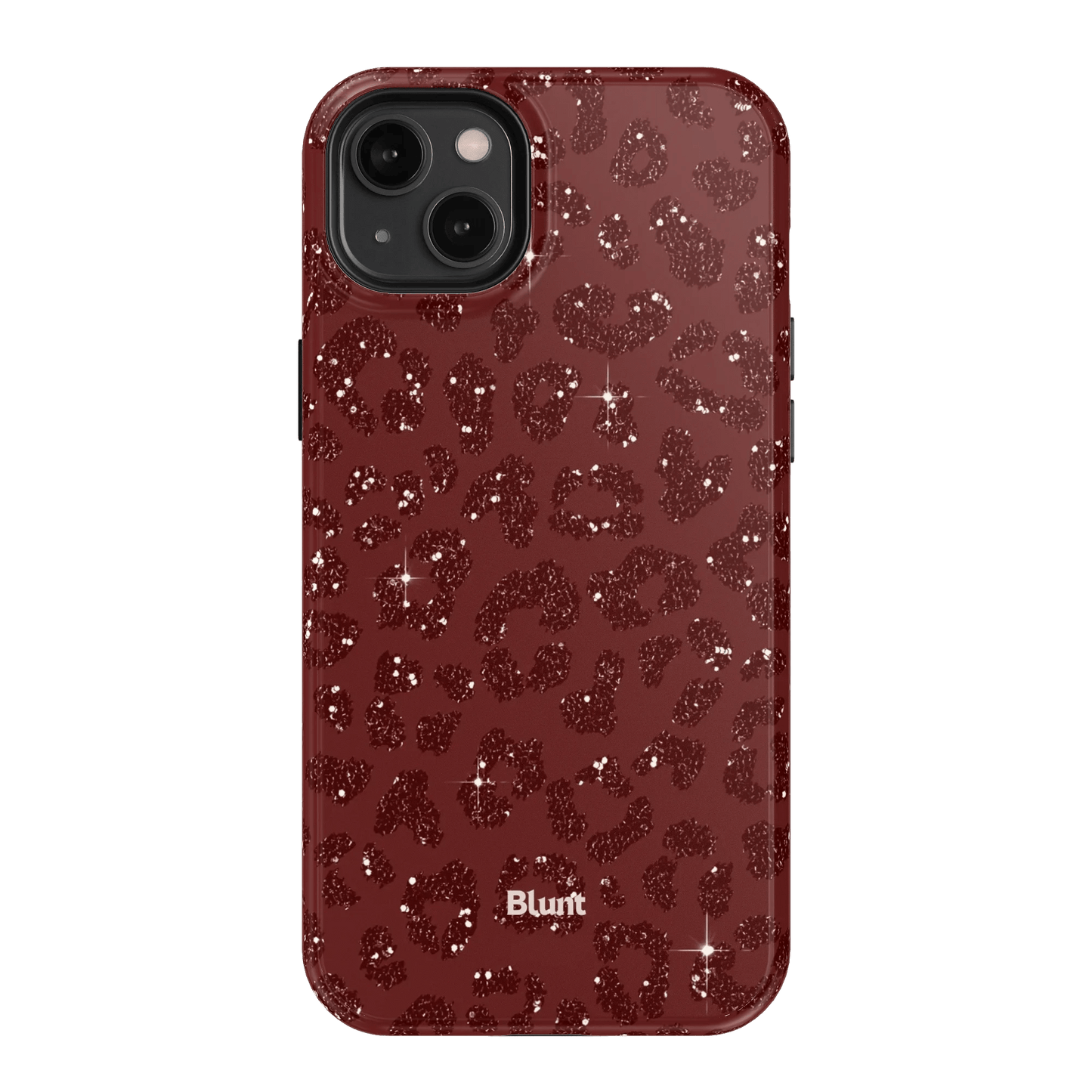 Burgundy Cheetah Print iPhone Case - Blunt Cases