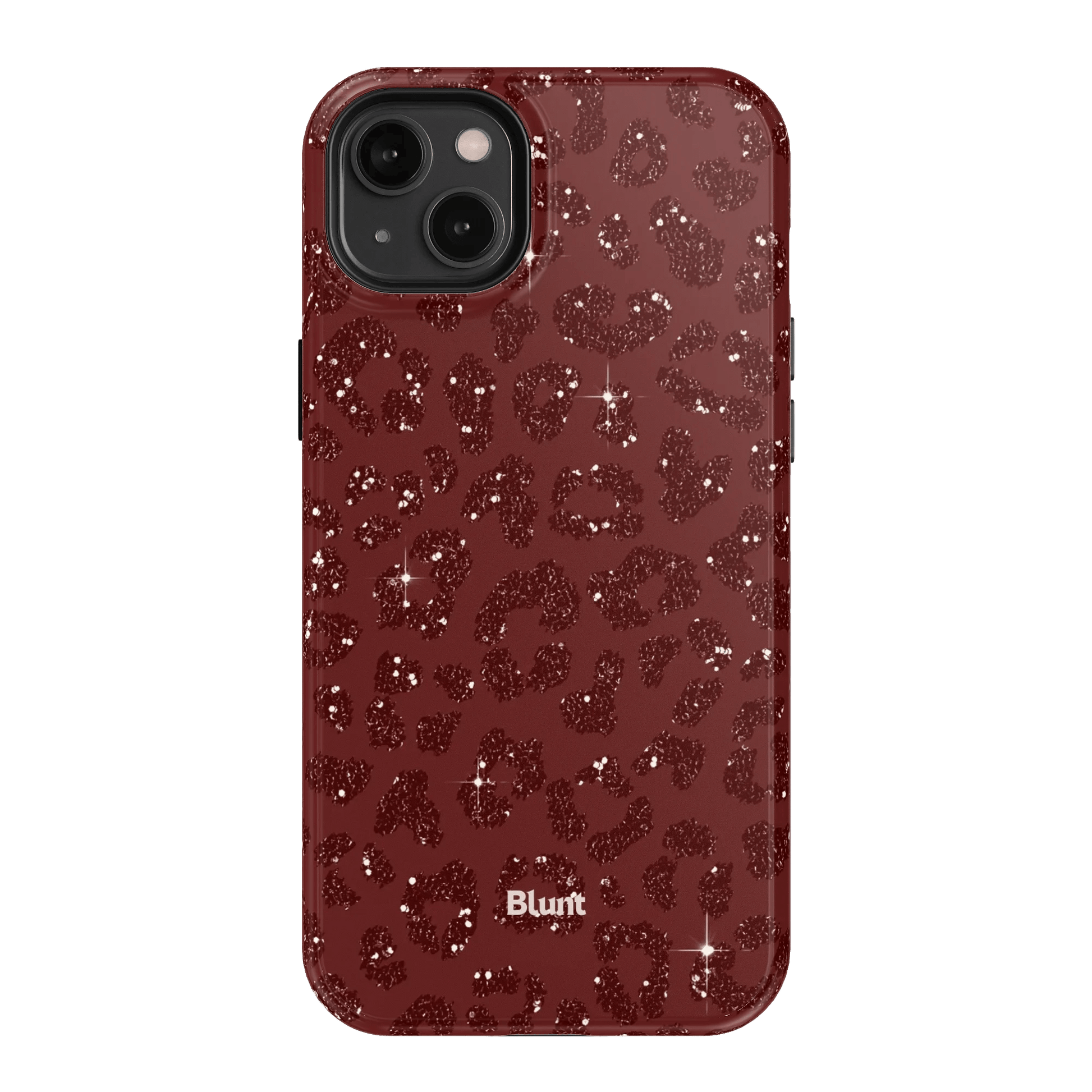 Burgundy Cheetah Print iPhone Case - Blunt Cases
