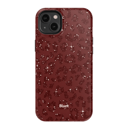 Burgundy Cheetah Print iPhone Case - Blunt Cases