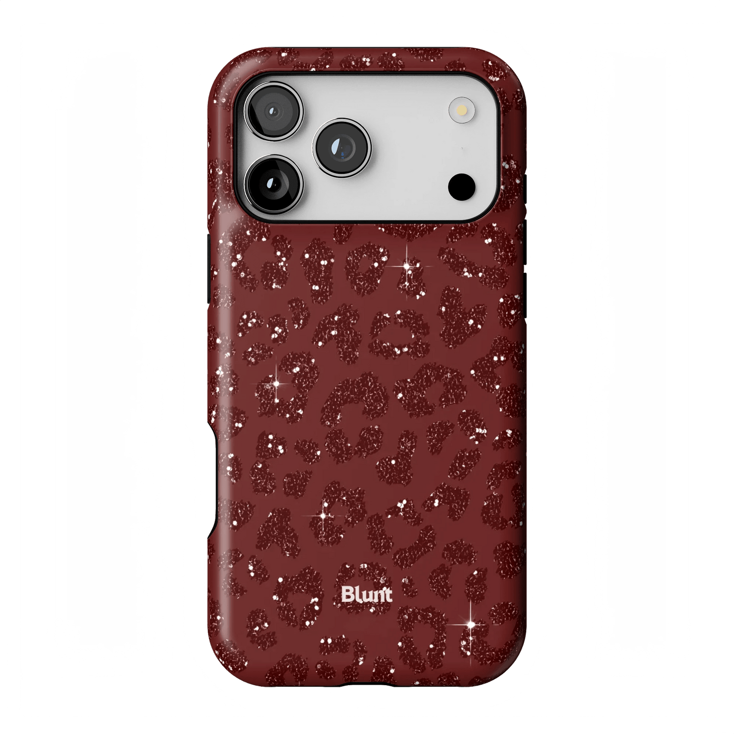 Burgundy Cheetah Print iPhone Case - Blunt Cases