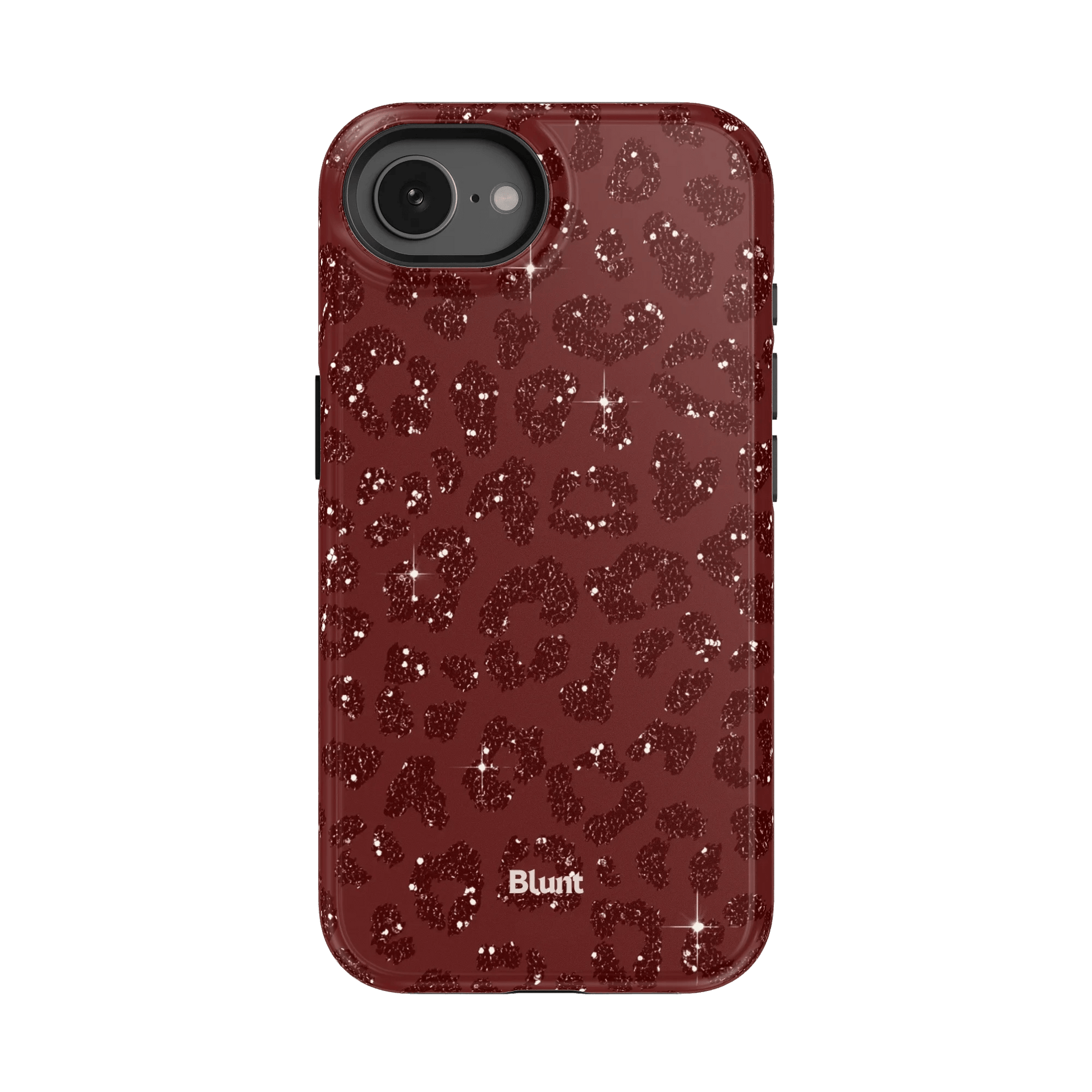 Burgundy Cheetah Print iPhone Case - Blunt Cases