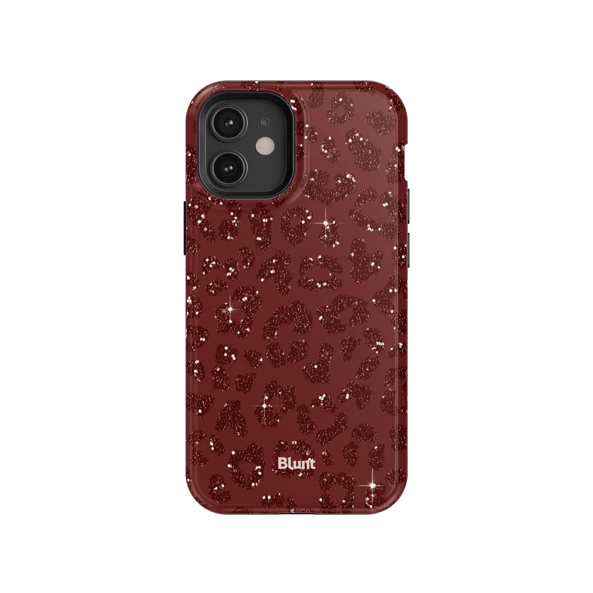 Burgundy Cheetah Print iPhone Case - Blunt Cases