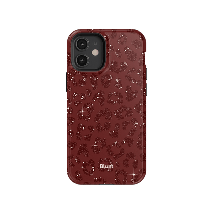 Burgundy Cheetah Print iPhone Case - Blunt Cases