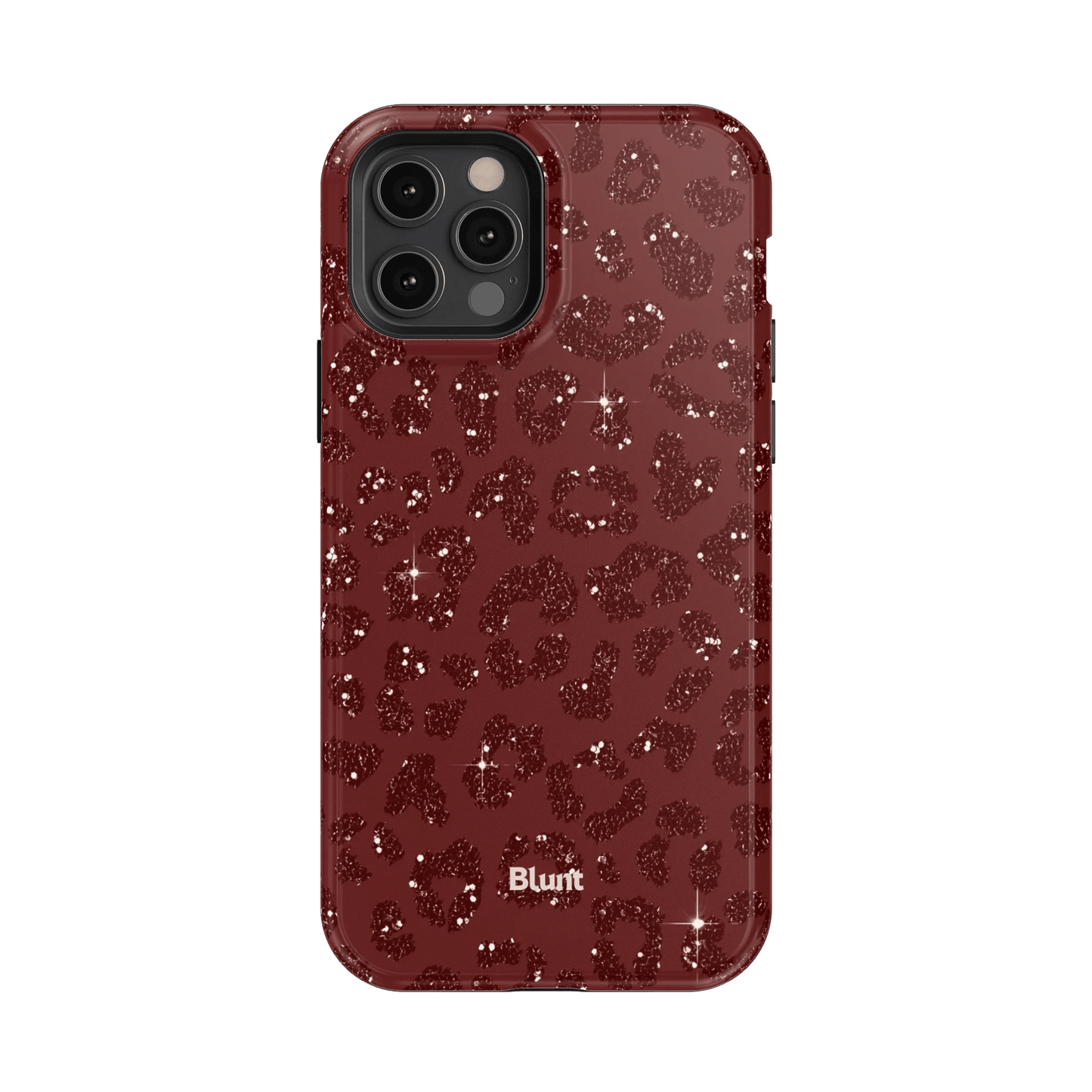 Burgundy Cheetah Print iPhone Case - Blunt Cases