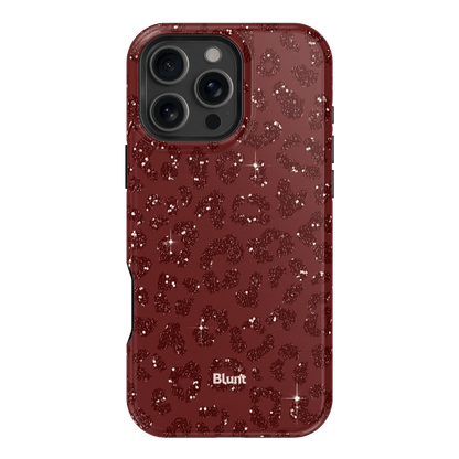 Burgundy Cheetah Print iPhone Case - Blunt Cases