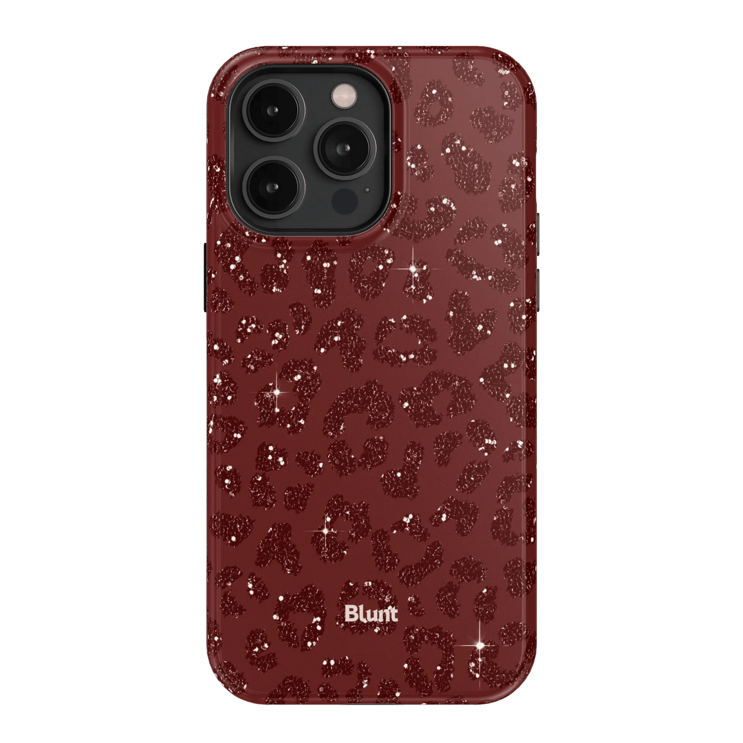Burgundy Cheetah Print iPhone Case - Blunt Cases