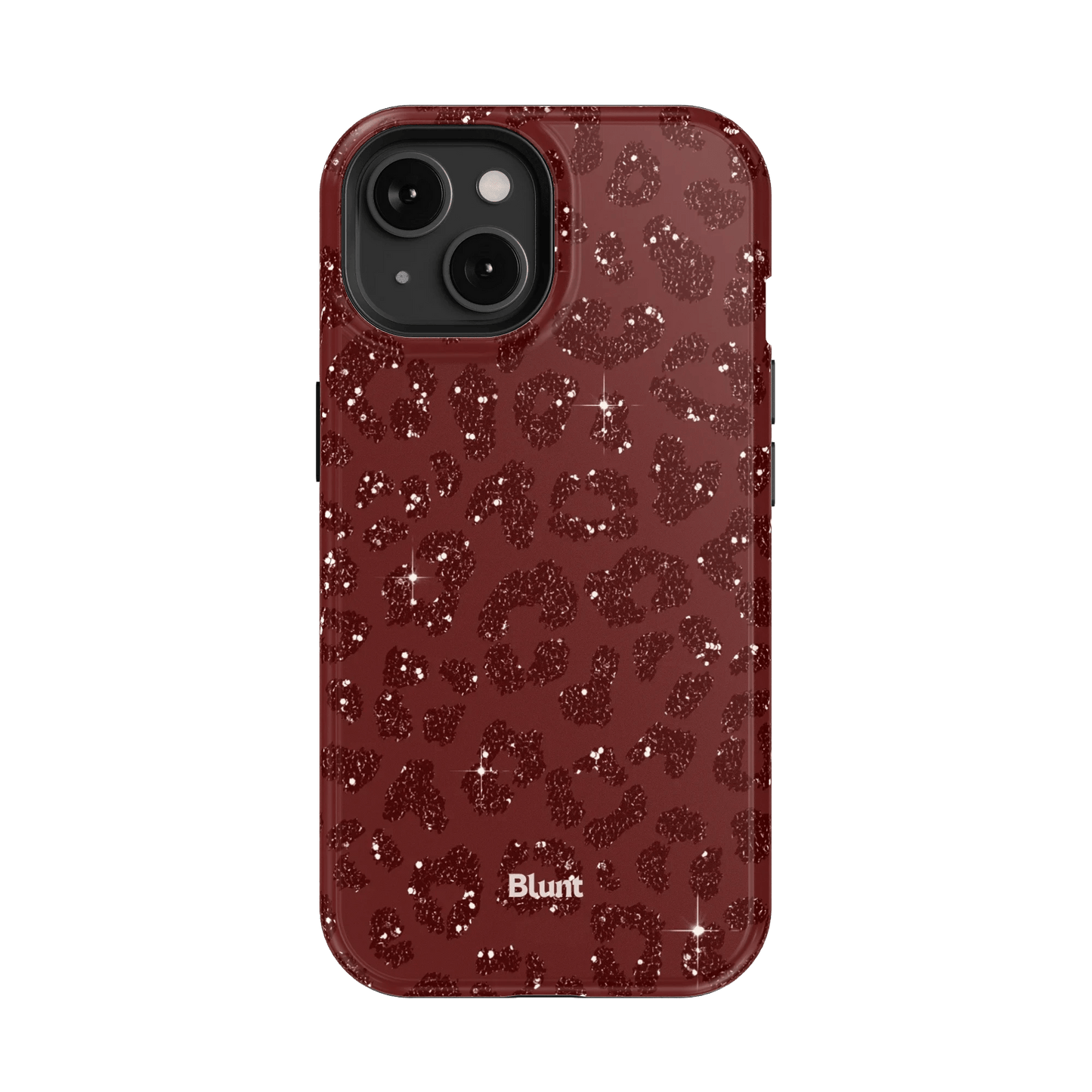 Burgundy Cheetah Print iPhone Case - Blunt Cases